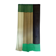 Rideau en polyester vert 300x150cm Forest haze 2 - Raw Room