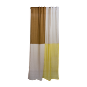 Rideau en polyester beige 300x150cm Buttered caramel 3 - Raw Room