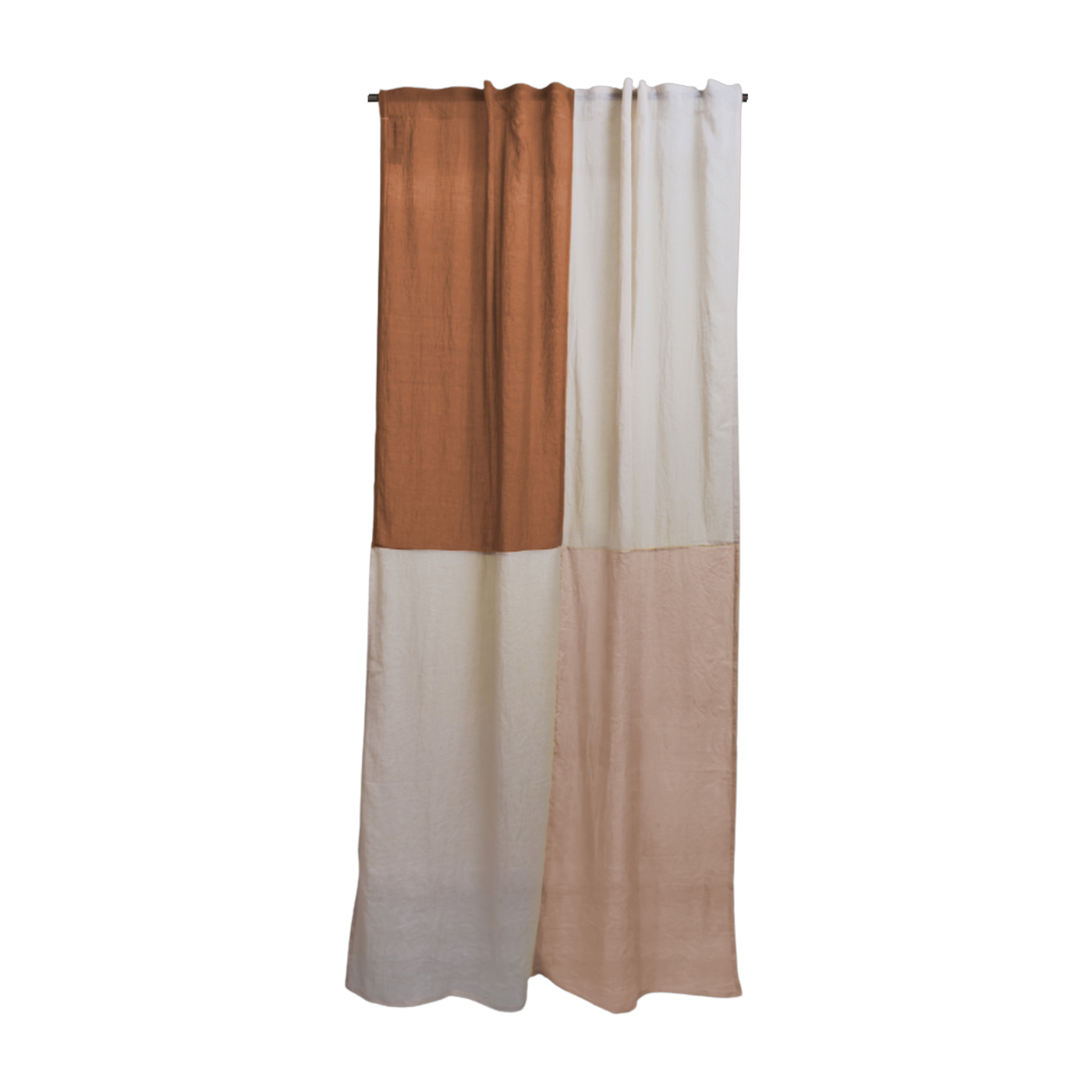 Cortina de poliéster beige 300 x 150 cm Caramel latte 3 - Raw Room