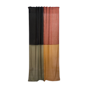 Rideau en polyester marron 300x150cm California vintage 3 - Raw Room