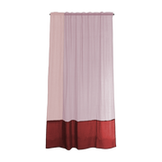 Rideau en polyester rose 300x150cm Rosen glut 4 - Raw Room