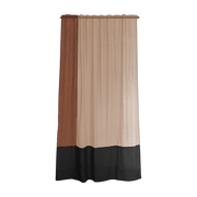 Vorhang aus cremefarbenem Polyester, 300 x 150 cm, „ Desert “ Kiss 4 – Raw Room