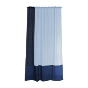 Blue polyester curtain 300x150cm Blue frosting 4 - Raw Room