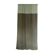 Rideau en polyester vert 300x140cm Col green 5 - Raw Room