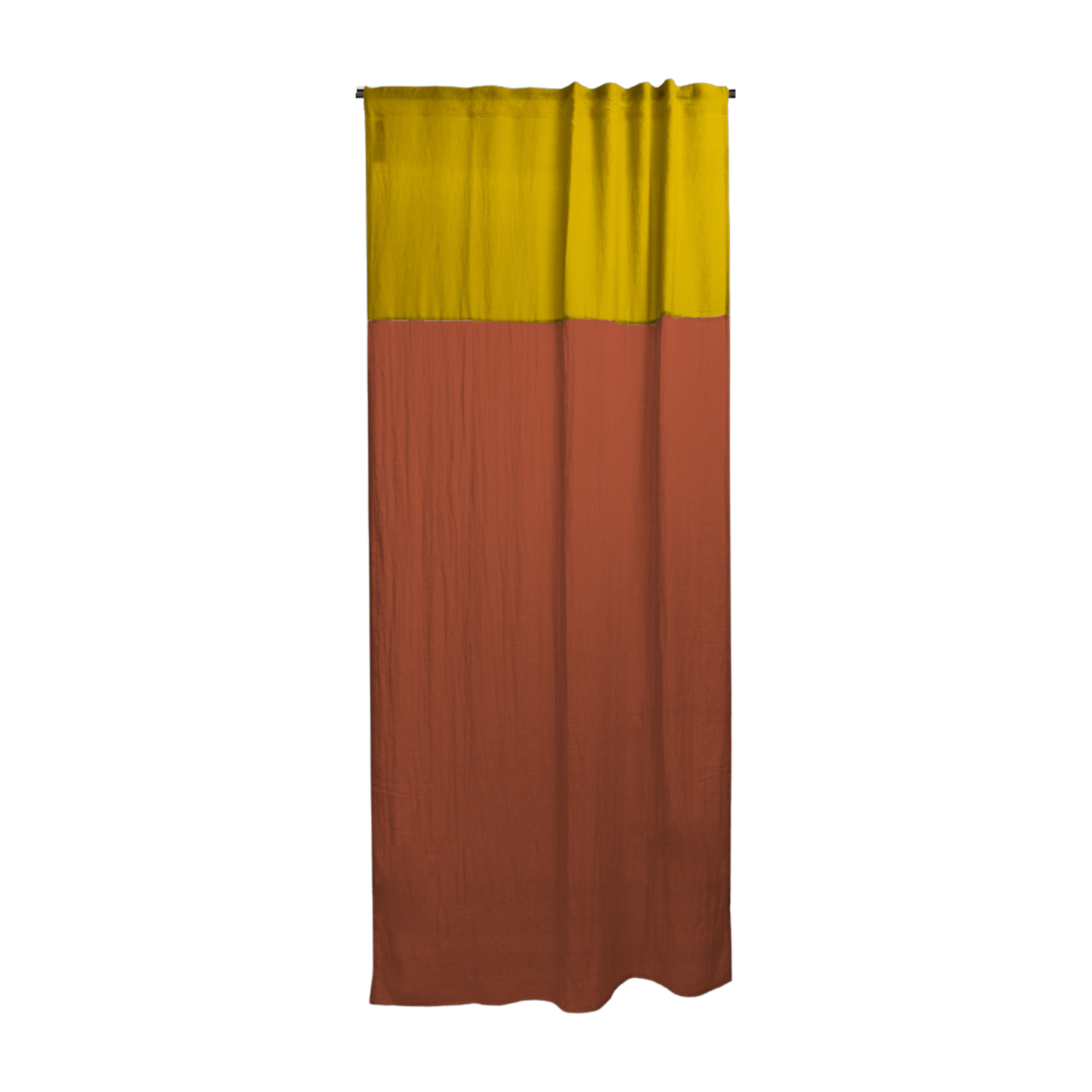 Rideau en polyester terracotta 300x140cm Canyon pop 5 - Raw Room