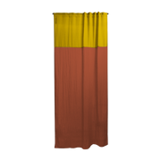 Terracotta polyester curtain 300x140cm Canyon pop 5 - Raw Room