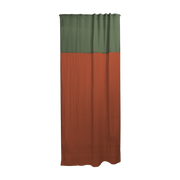 Rideau en polyester marron 300x140cm California vintage 5 - Raw Room