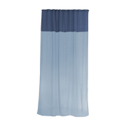Rideau en polyester bleu 300x140cm Blue frosting 5 - Raw Room