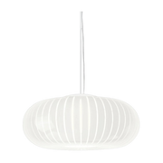 White recycled plastic pendant lamp 50x43cm Teresa - Kartell