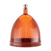Orange thermoplastic storage tray, 24x30cm La coupole - Kartell