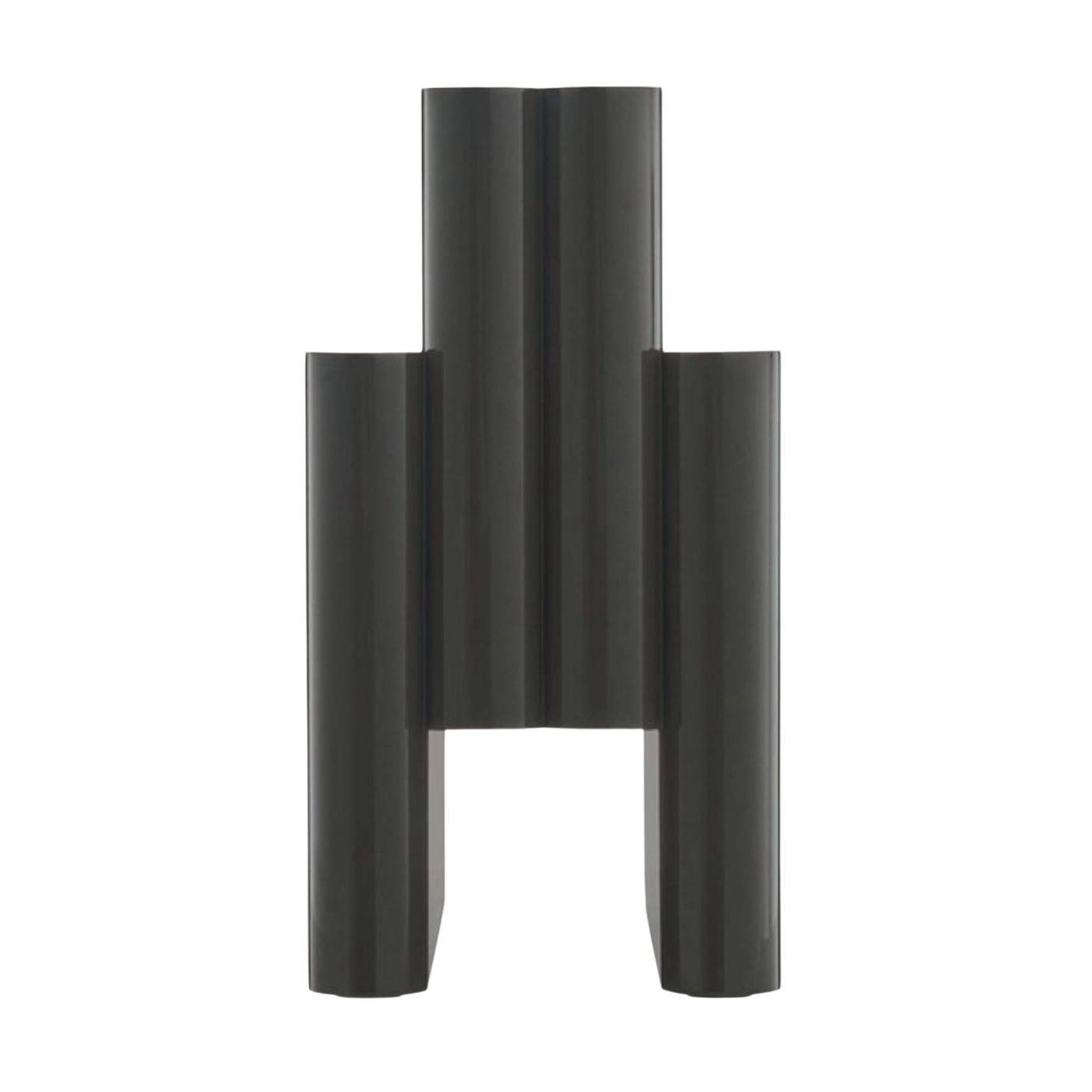 Anthracite gray thermoplastic magazine rack 40x18. 5x34. 5cm Magazine Rack - Kartell