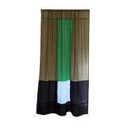 Rideau en polyester vert 250x150cm Green meadow 1 - Raw Room