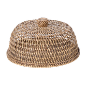 Cloche alimentaire en rotin 12x27cm - Bazar Bizar