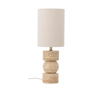 Marcie natural travertine table lamp 19x53cm - Bloomingville