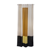 Rideau en polyester beige 250x150cm Butter caramel 1 - Raw Room