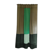 Forest green polyester curtain 250x150cm Forest haze 1 - Raw Room
