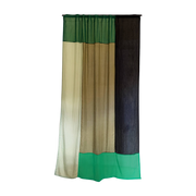 Grüner Vorhang aus Polyester, 250 x 150 cm, Green Meadow 2 – Raw Room