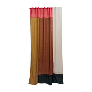 Brown polyester curtain 250x150cm Canyon pop 2 - Raw Room