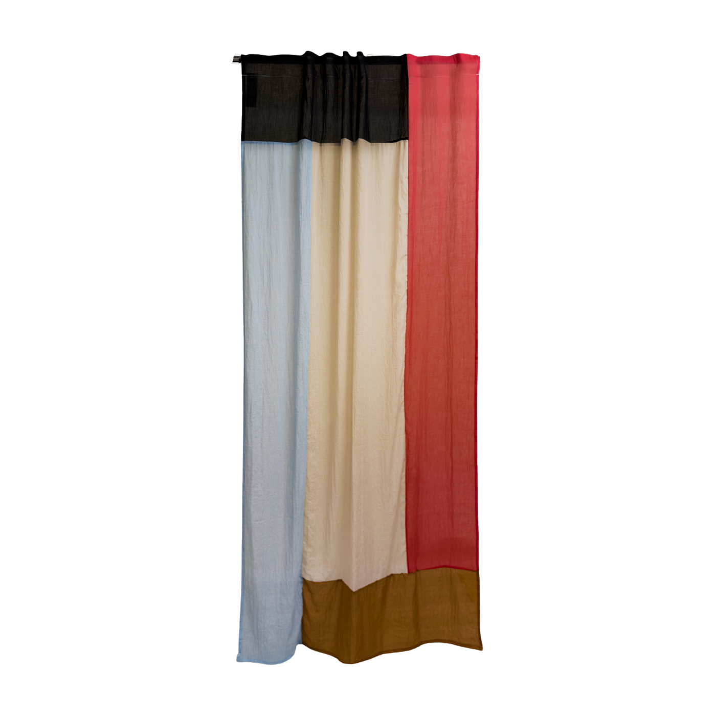Beige polyester curtain 250x150cm Desert kiss 2 - Raw Room