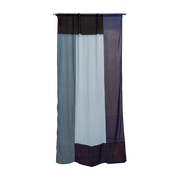 Rideau en polyester bleu 250x150cm Blue frosting 2 - Raw Room