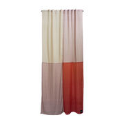 Pink polyester curtain 250x150cm Rosen glut 3 - Raw Room