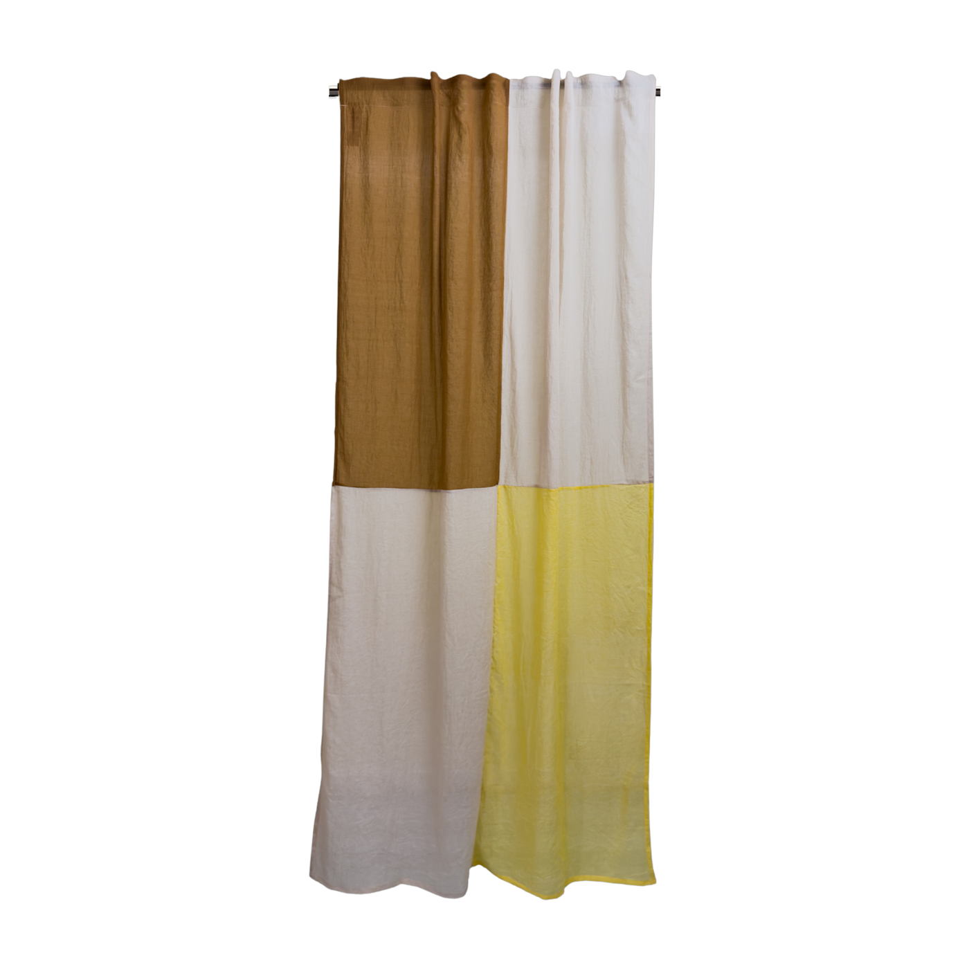 Beige polyester curtain 250x150cm Butter caramel 3 - Raw Room