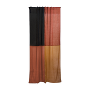 Brown polyester curtain 250x150cm Canyon pop 3 - Raw Room