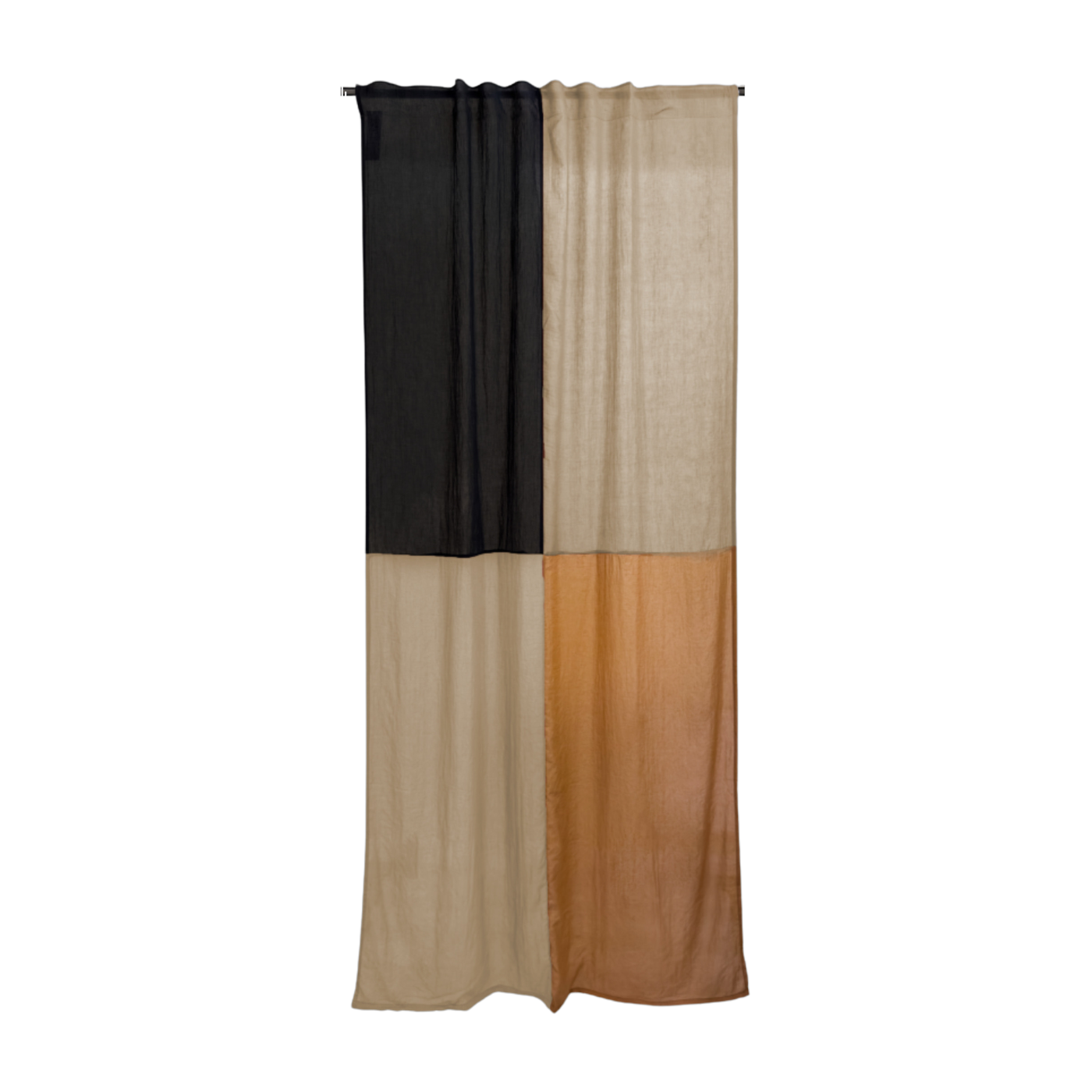 Beige polyester curtain 250x150cm Desert kiss 3 - Raw Room