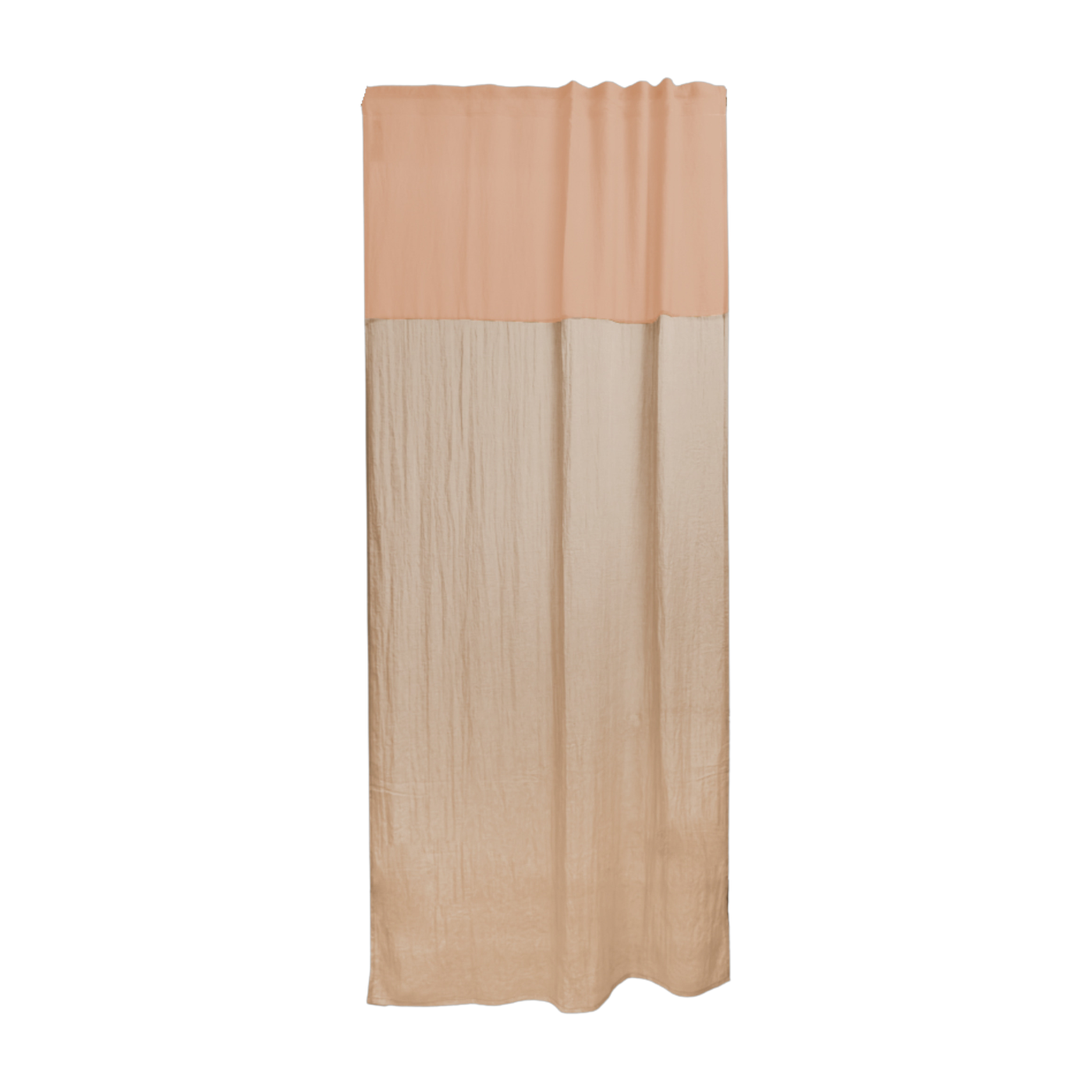 Polyester latte curtain 250x150cm Caramel latte 5 - Raw Room