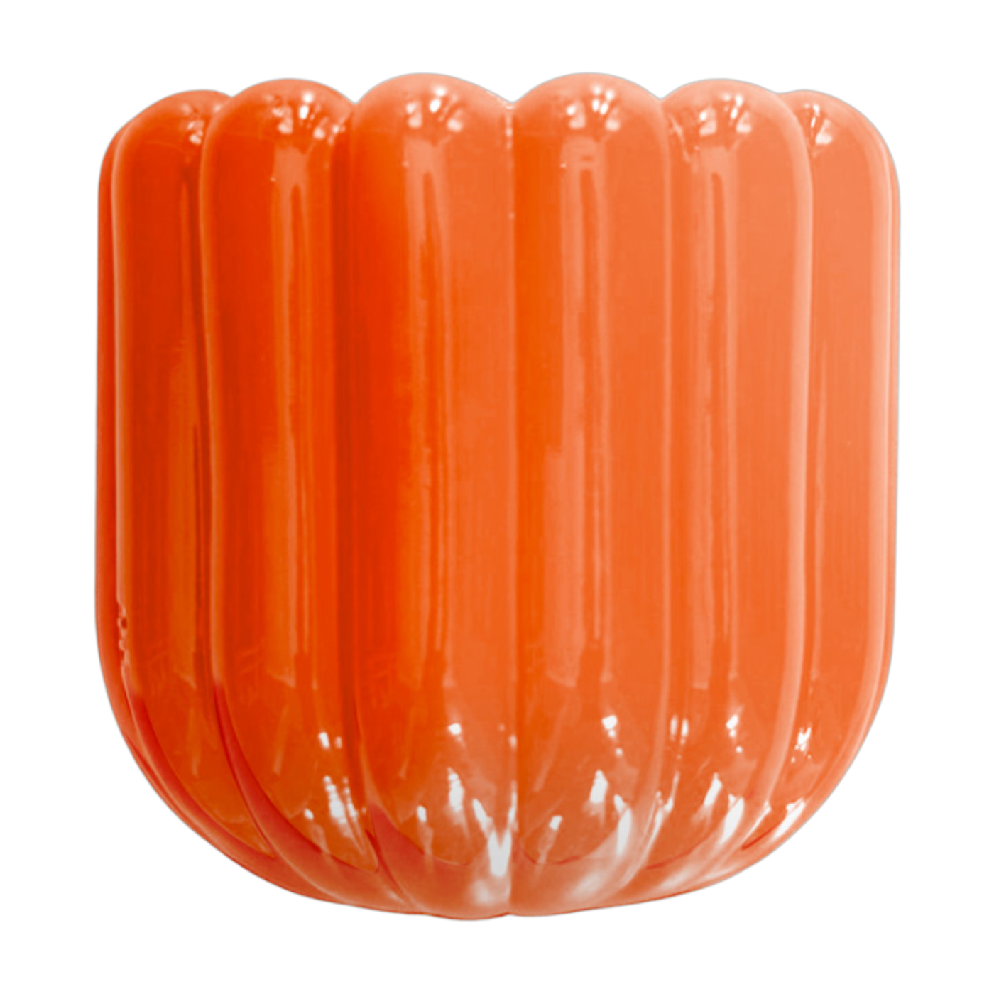 Wandleuchte aus orangefarbener Keramik Cannelle – Cosin Paris
