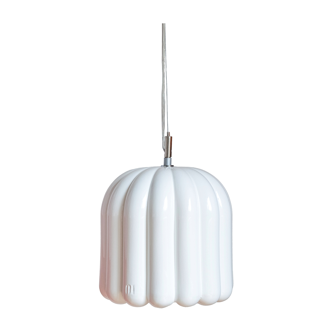 Suspension en céramique blanc crème 20x20cm Cannelle - Cosin Paris