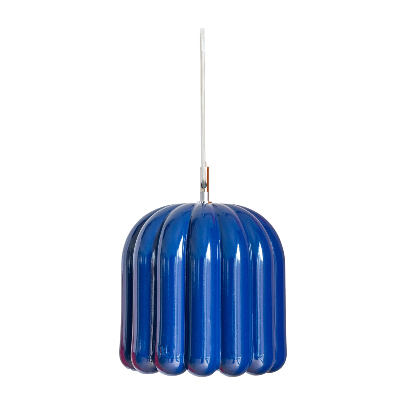 Suspension en céramique bleu nuit 20x20cm Cannelle - Cosin Paris