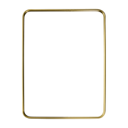 Specchio da parete in metallo dorato 60x80x2cm HDMirror - House Doctor