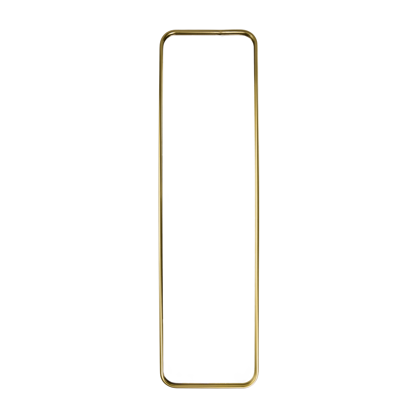 Espejo de pared de metal dorado 35 x 129 x 2 cm Mirror - House Doctor