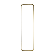 Specchio da parete in metallo dorato 35x129x2cm Mirror - House Doctor