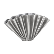 Vase aus gebürstetem Chrom-Eisen 53, 4 x 11 x 30 cm Flood – House Doctor