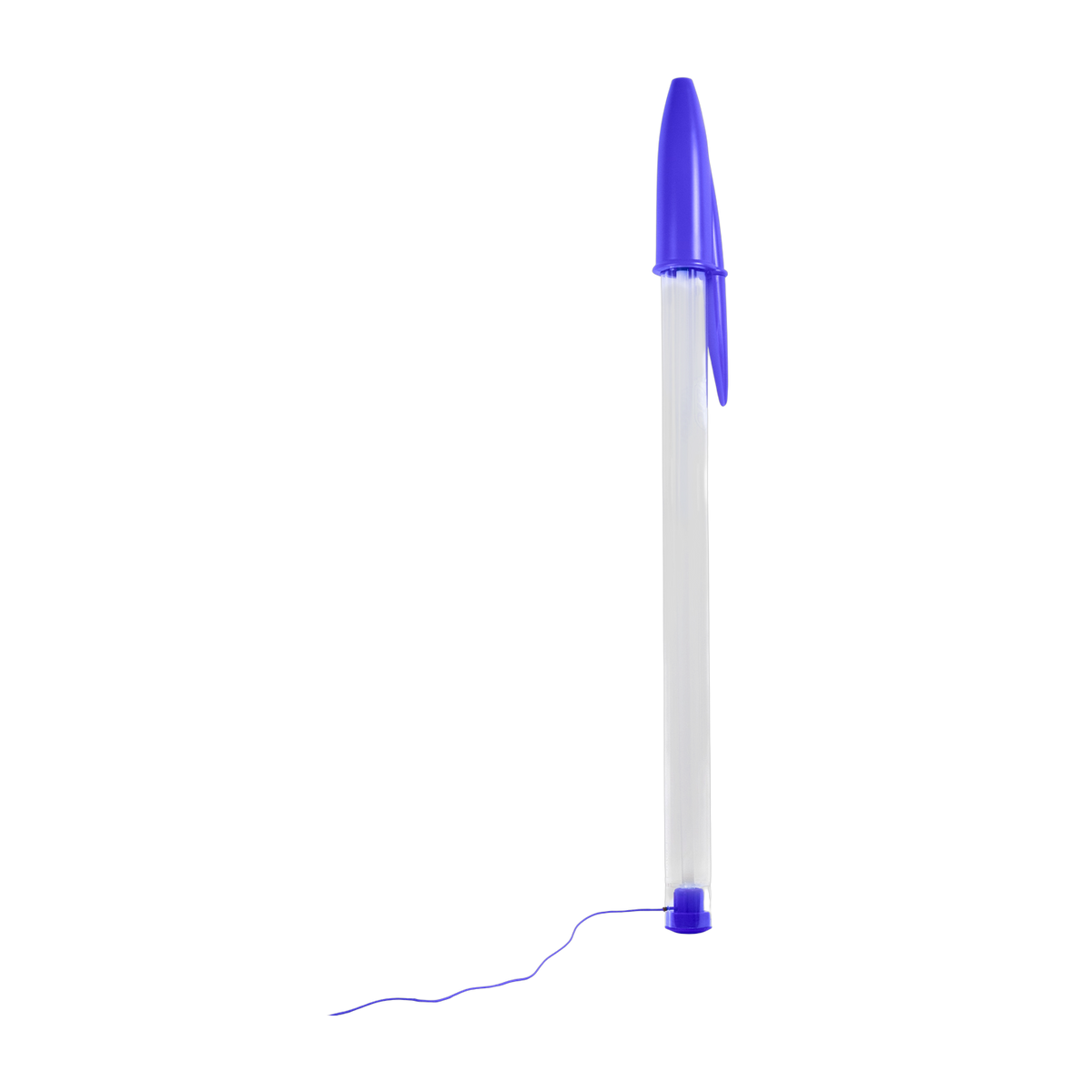 Design Leuchte Blau 16,5x13x178cm Bic - Seletti