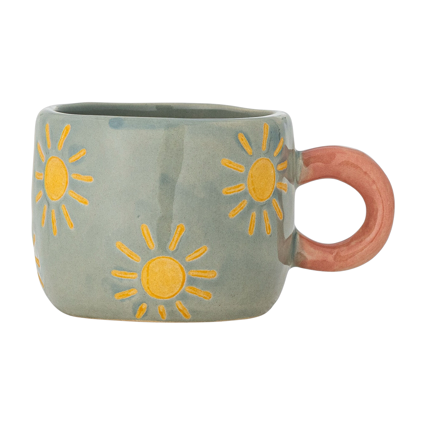 Tazza da caffè in gres blu sole Nini - Bloomingville