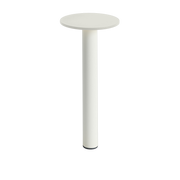 Tragbare Lampe aus cremeweißem Metall, 220 cm Host - Hay