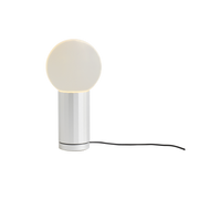 Lampe en aluminium argenté Turn On - Hay