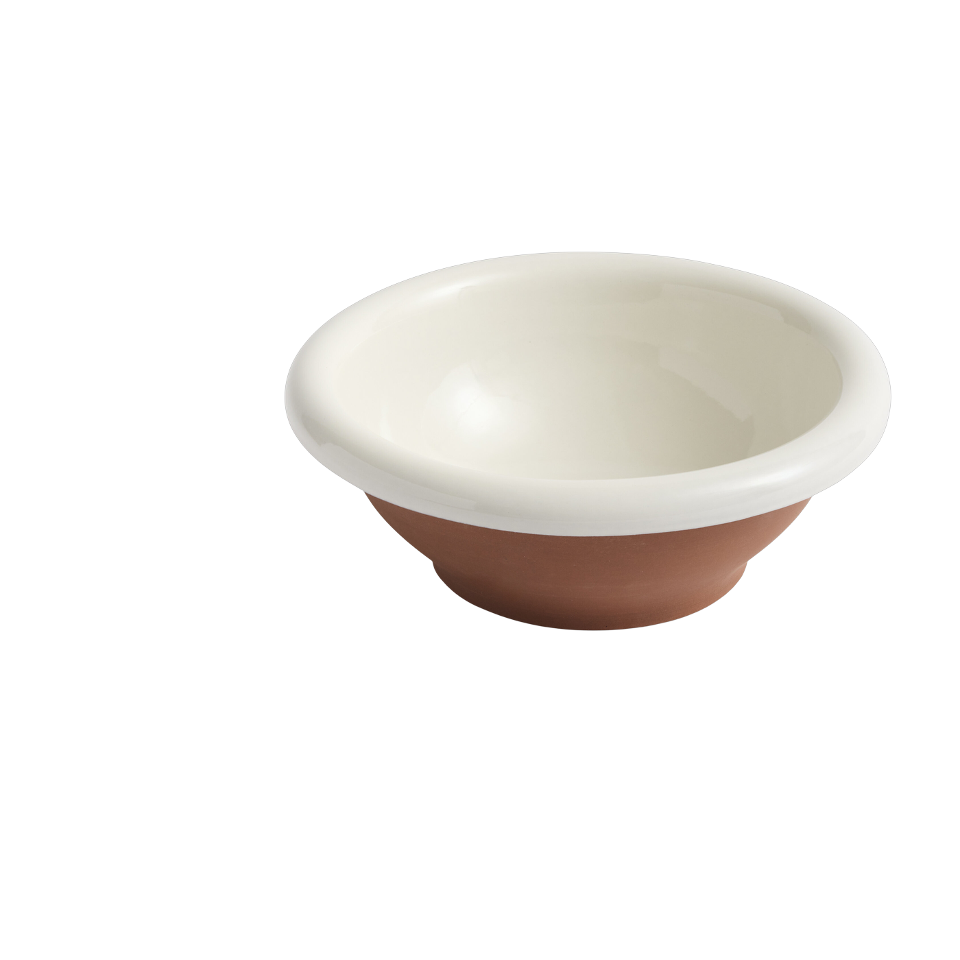 Off-white terracotta salad bowl, 21 cm, " Barro " - Hay