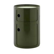 Design Side Table Green 2 Drawers Componibili Big - Kartell