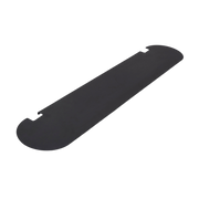 TV-Ständer aus schwarzem Metall 99x18cm Pipe - Pedestal