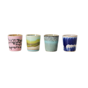 70s ceramics: egg cups vibrance, set of 4