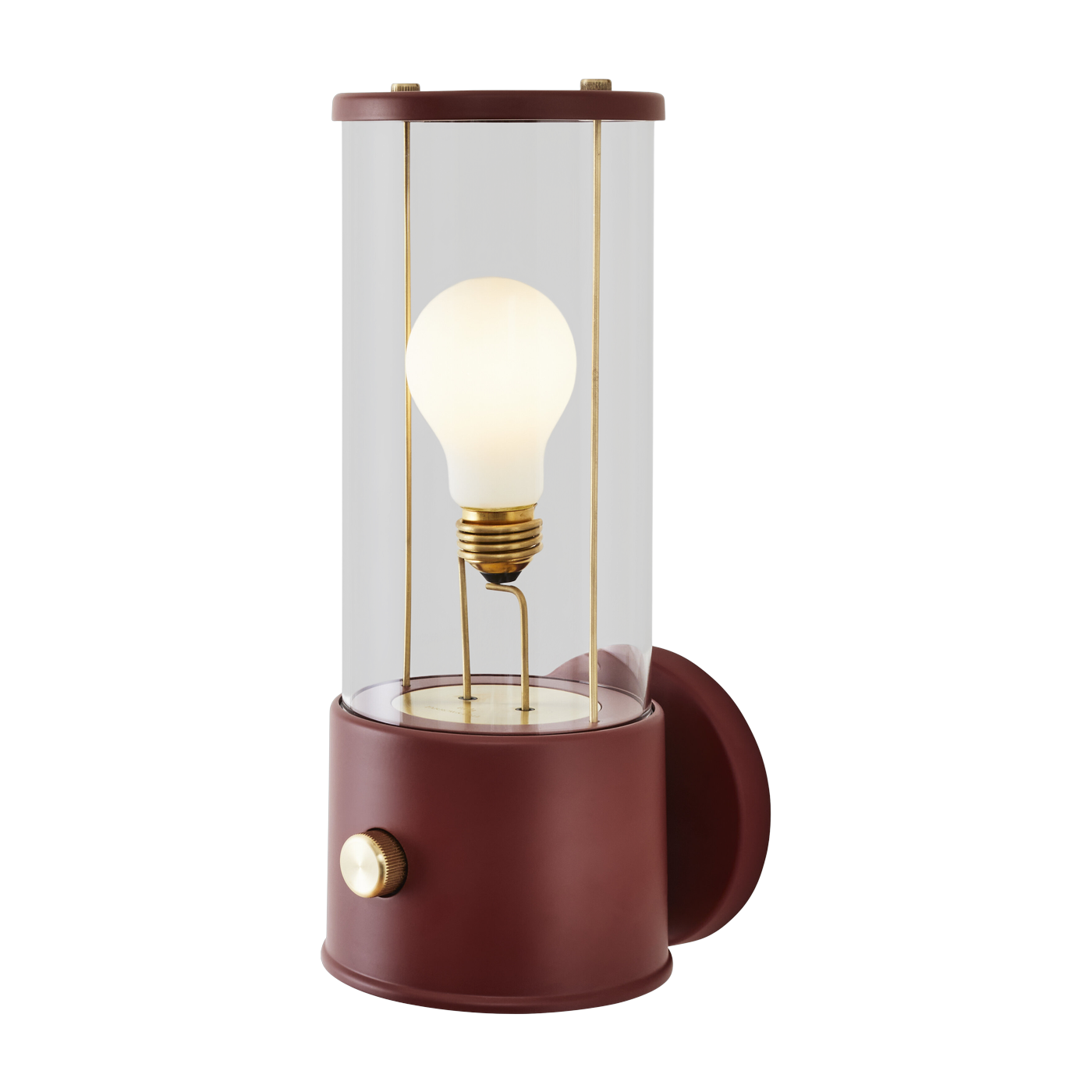 Brick red aluminium wall light 15 x 12. 5 cm The Muse x Farrow & Ball - Tala