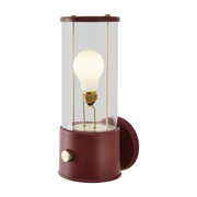 Brick red aluminium wall light 15 x 12. 5 cm The Muse x Farrow & Ball - Tala