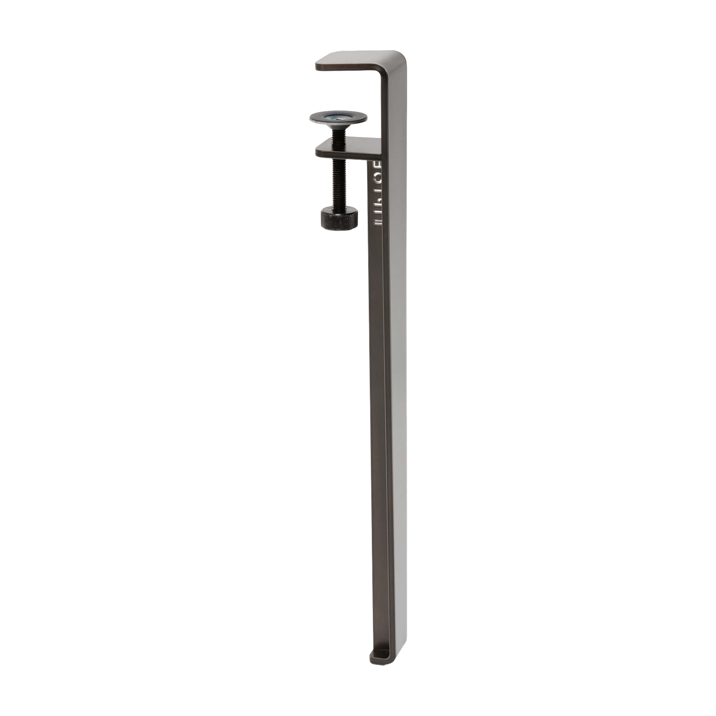 Pied de table en acier gris-noir patiné 43 cm - TIPTOE