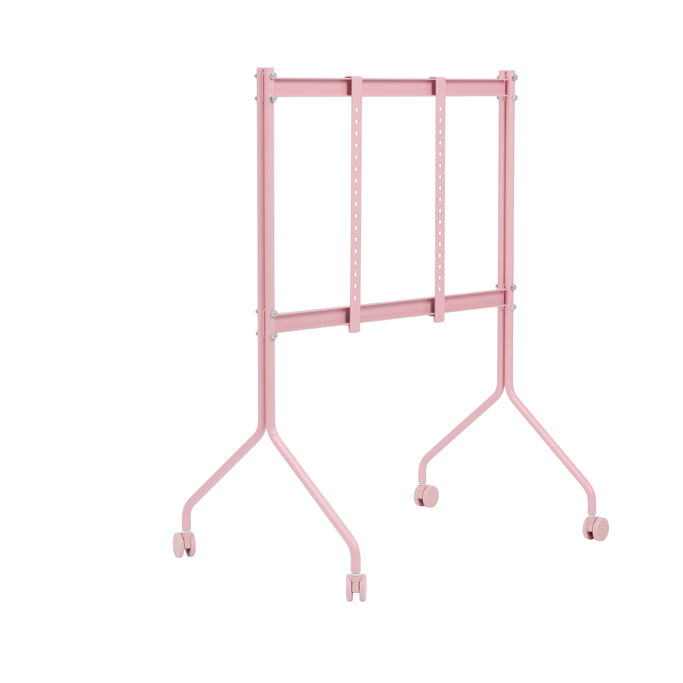 Fernsehhalter aus Metall, rosa, 107 x 78 x 54 cm Moon Rollin' – Pedestal
