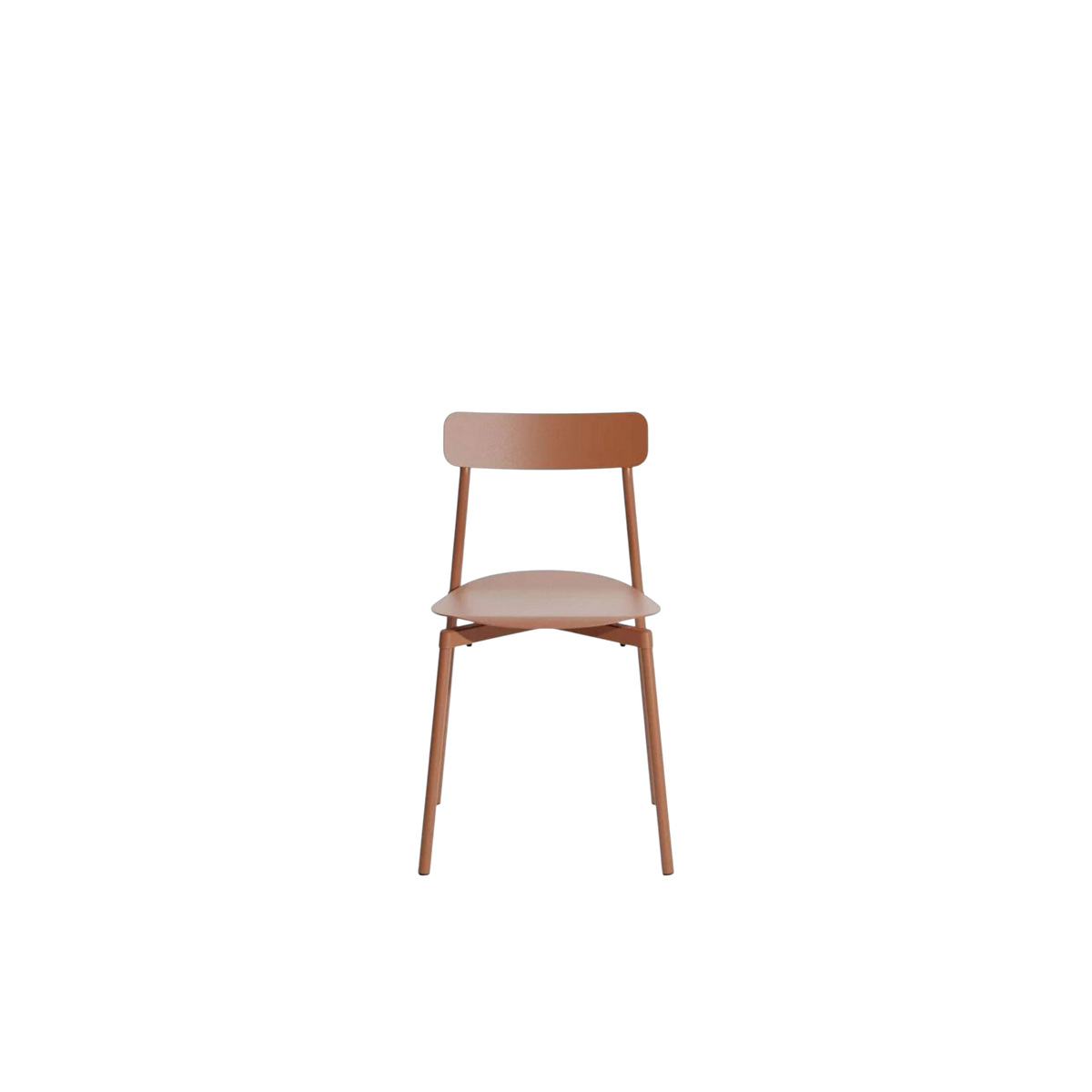 Silla en metal terracota Fromme - Petite Friture