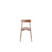 Sedia in metallo terracotta Fromme - Petite Friture